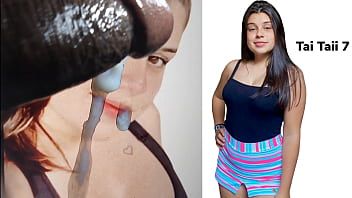 play نائب الرئيس تحية لتاي تاي 7 ، الرجيج قبالة الديك الأسود الكبير لفتاة برازيلية الساخنة ومكافأتها مع نائب الرئيس على وجهها [عن قرب الاستمناء النشوة] تمثال نصفي الجوز