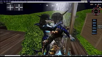 play Haaienpaar heeft plezier sl-animatie (opnieuw uploaden)